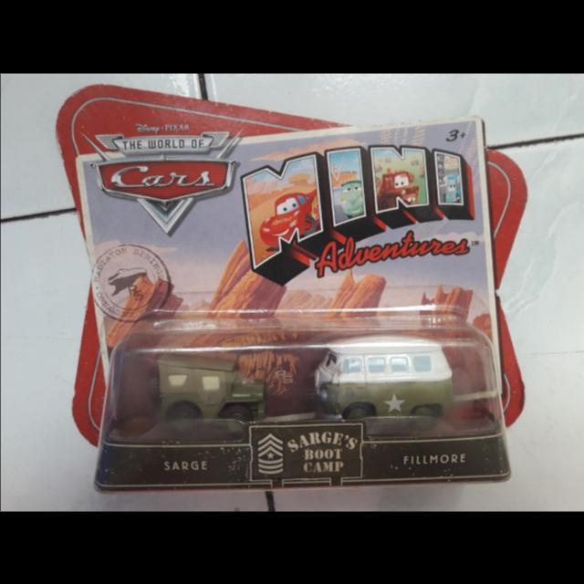 THE WORLD OF CARS SARGE FILLMORE MINI ADV # DISNEY PIXAR M9649 RARE