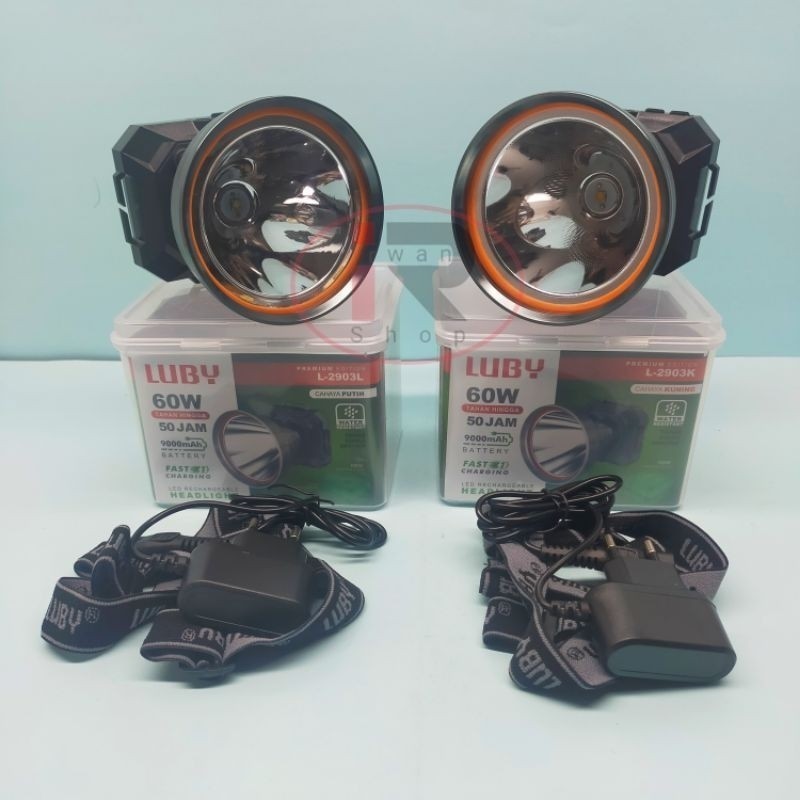 Senter Kepala Luby 60 Watt / Senter Luby L 2903L / Senter Luby L 2903K