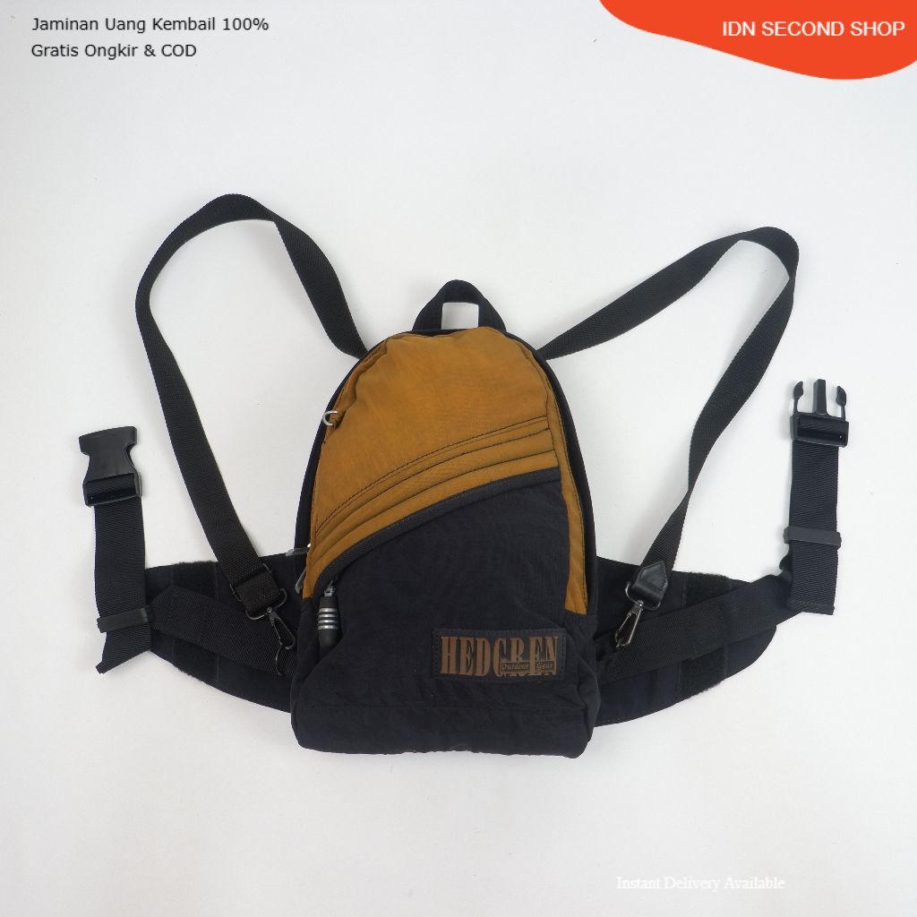 HEDGREN Mini Sling Backpack - Monostrap Body Bag 4L - Original Authentic Preloved