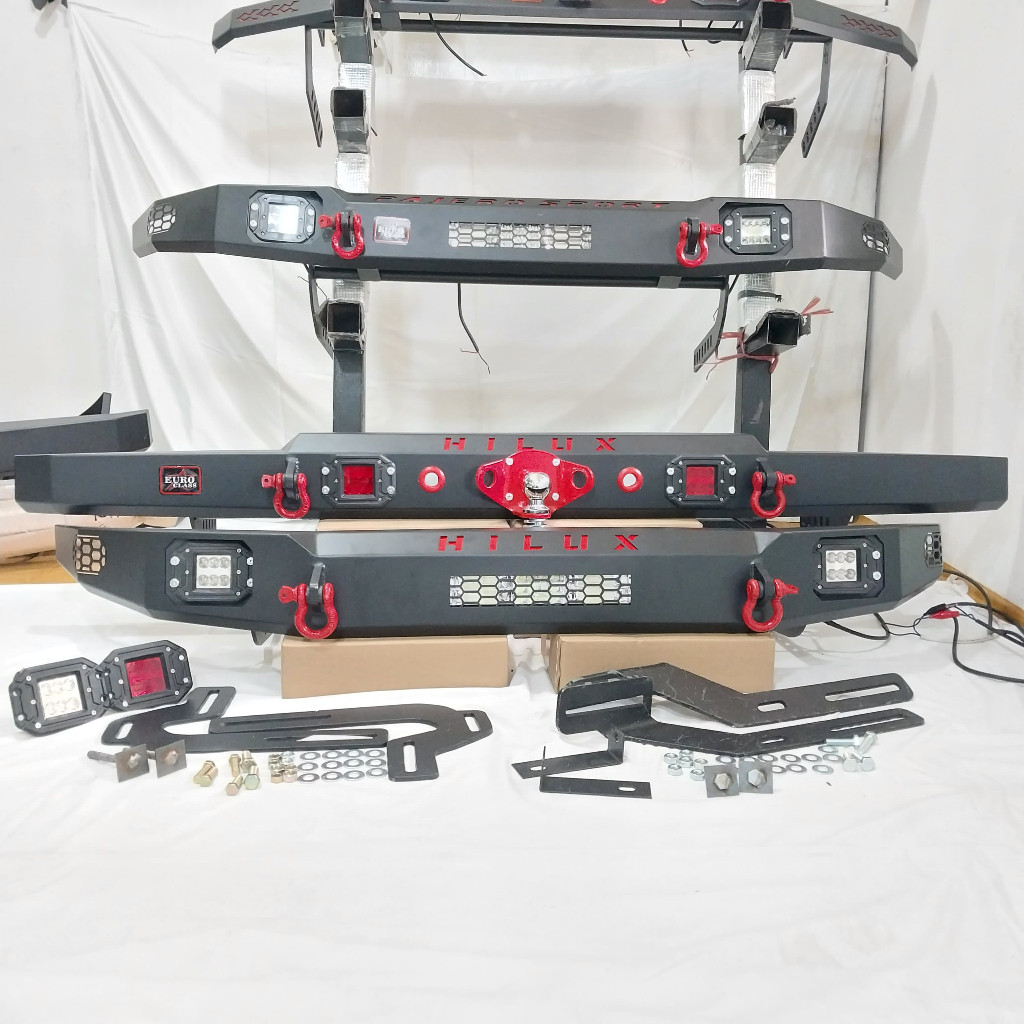 Paket Towing Pengaman Bumper Depan Belakang Mobil Hilux