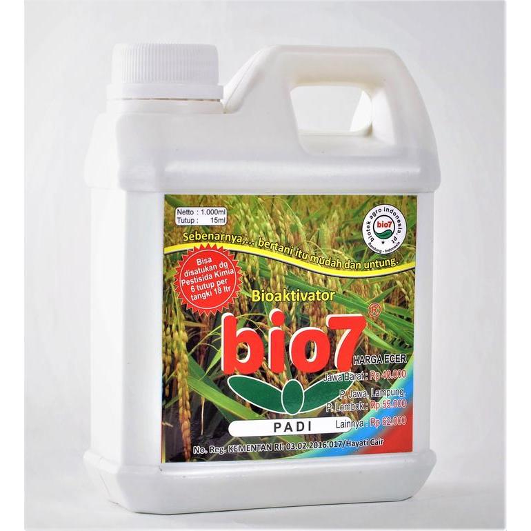 PUPUK ORGANIK HAYATI CAIR BIOAKTIVATOR BIO7 PADI (PALAWIJA) 1 LITER