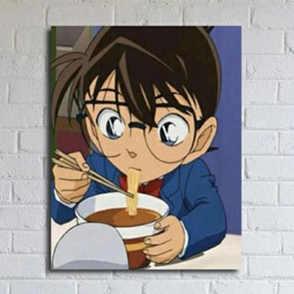 Poster hiasan dinding detective conan Big Salle 