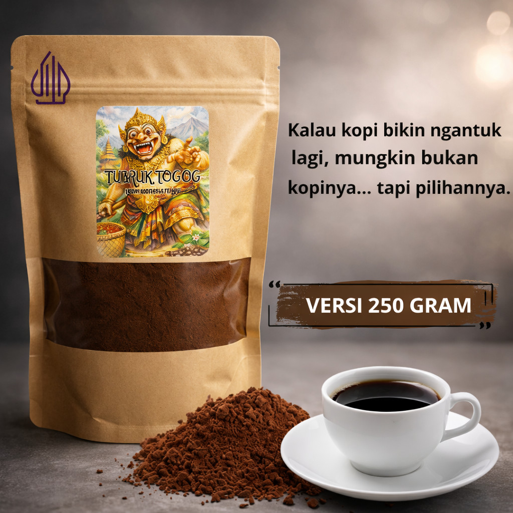 Promo Bubuk Kopi Togog Kemasan 250 Gram bubuk kopi Tubruk Togog murah nikmat lezat kopi bubuk Togog 