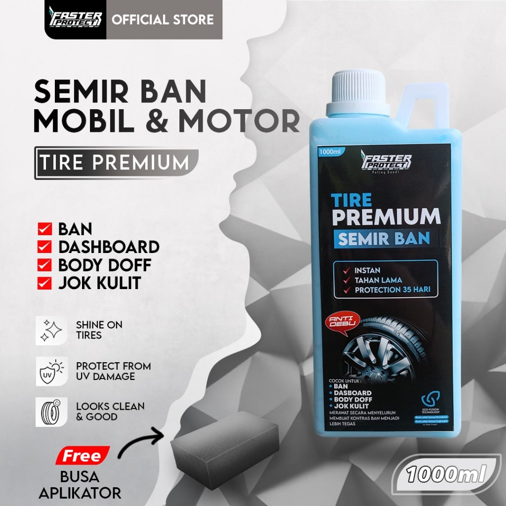 Konsentrat Semir Luxury Black KOSENTRAT SEMIR 1 Liter Semir Ban Semir Jok Semir Dashboard Semir Door