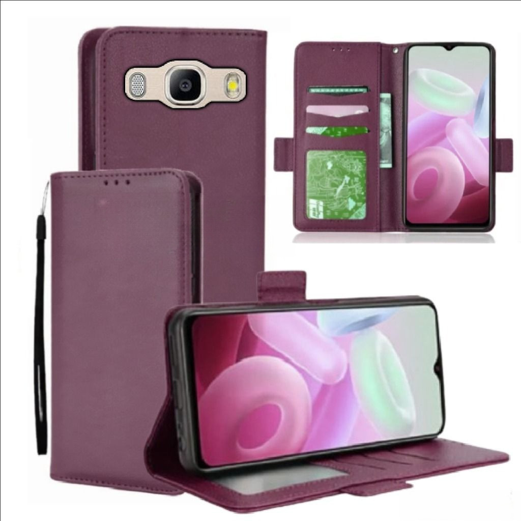 Case Dompet Hp Samsung J5 2016 (J510) Case Dompet Casing Hp Flip Kulit Case Wallet Leather Cover