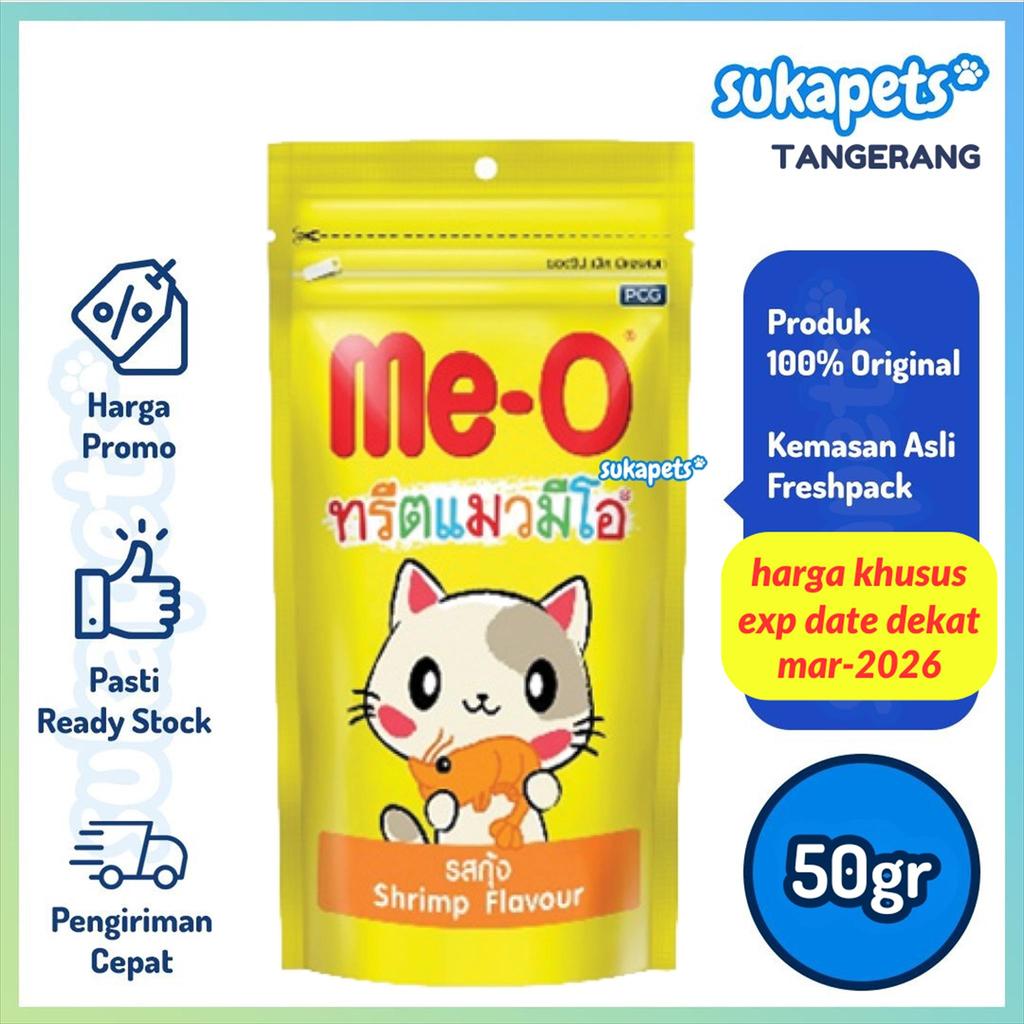 Meo Dry Cat Treats Snack Kucing Kering Rasa Shrimp 50gr