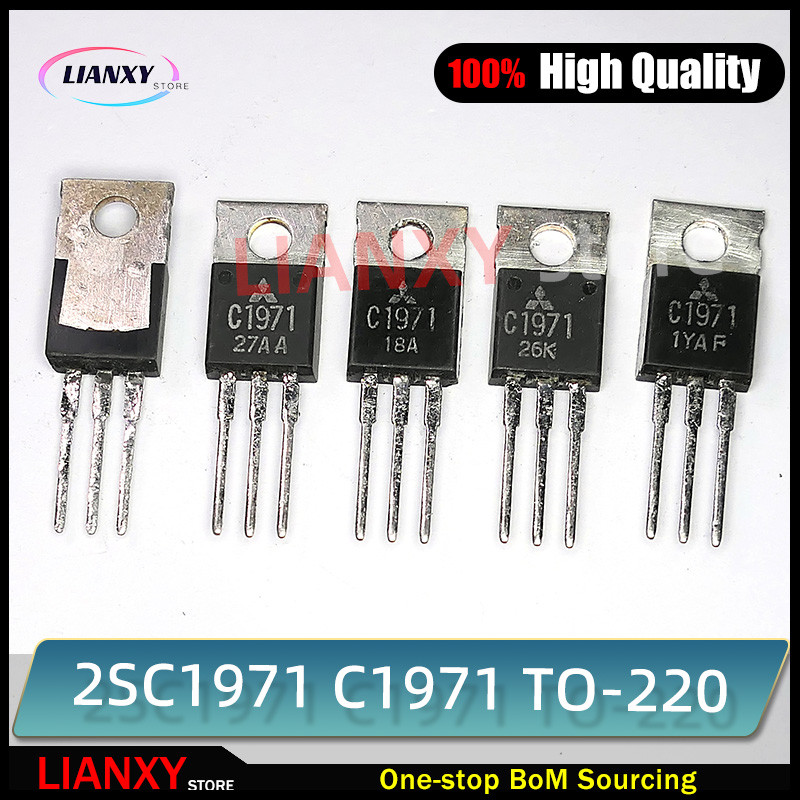 2SC1971 C1971 (1-20pcs) Original TO-220 NPN SILICON RF POWER Transistor High quality