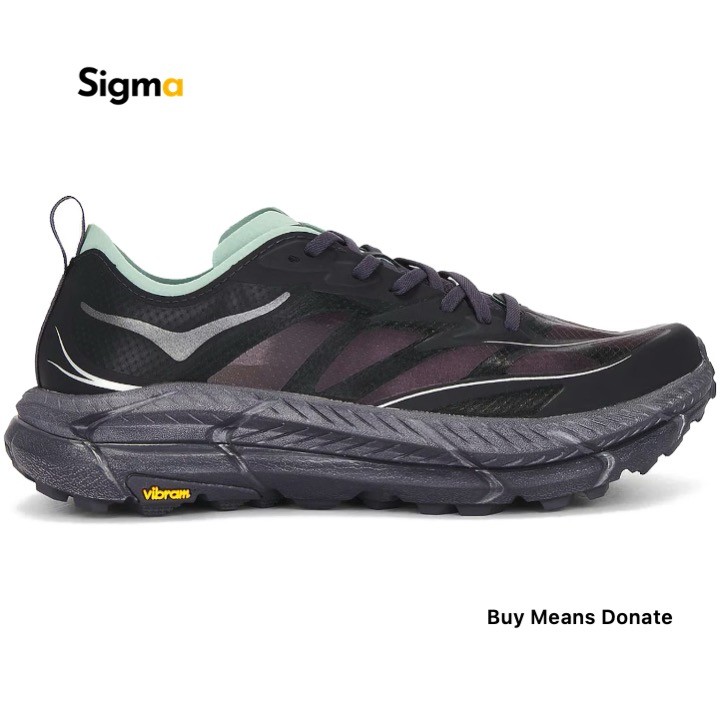 Sneakers HOKA One One Mafate Speed 4 Lite Charcoal Grey Jade