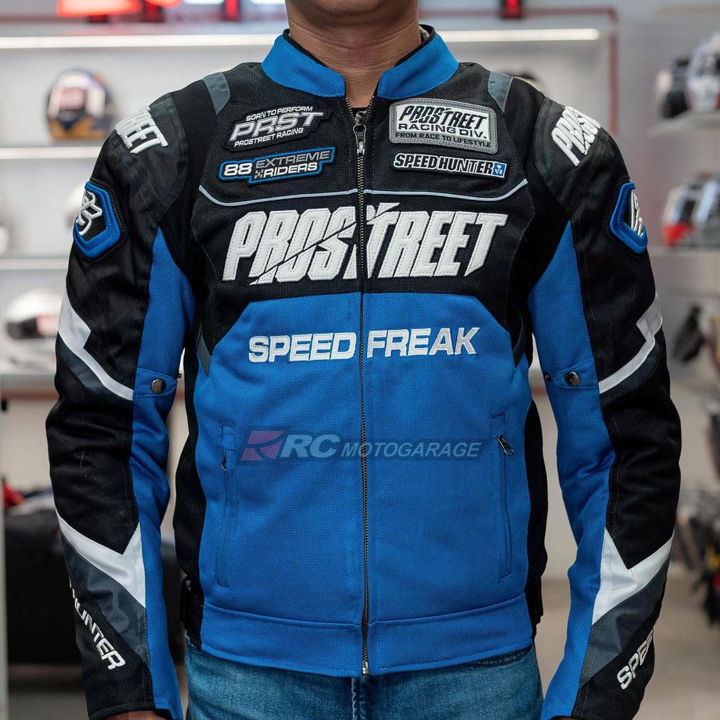 Jaket Motor - Prostreet Majestic with Protector Blue Original