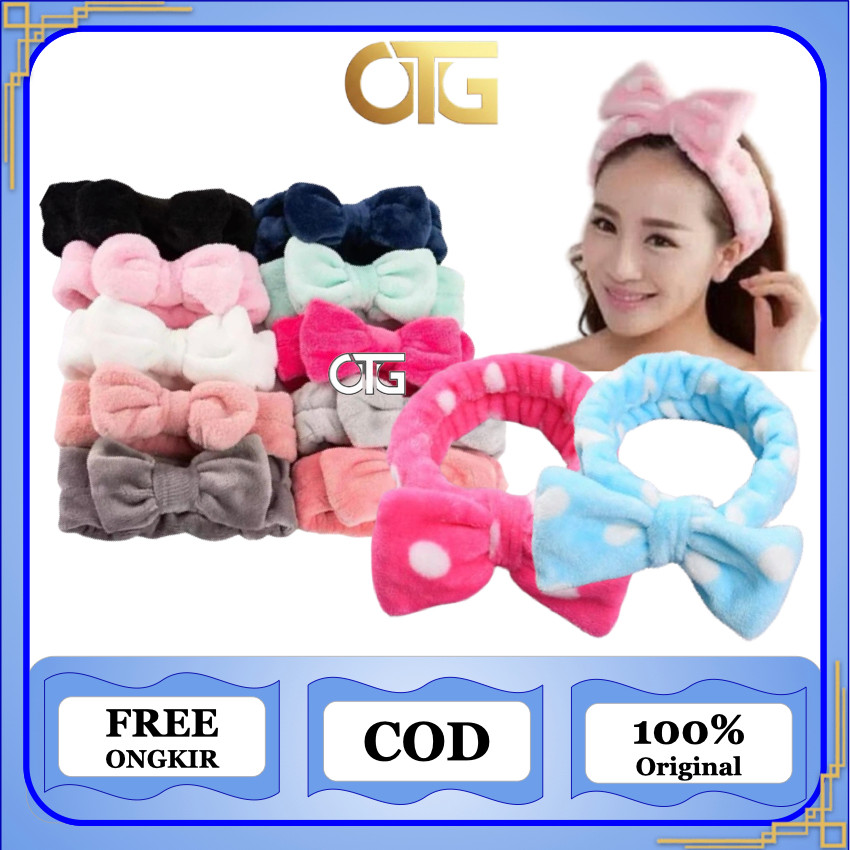 BANDANA PITA BESAR / BANDO PITA / HEADBAND BANDANA BANDO MANDI FACIAL MASKER