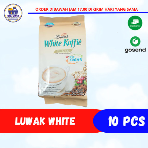 Luwak White Coffee 1 Pack isi 10 Sachet @20gr Pusat Grosir