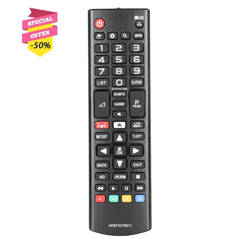 AKB75375611 Remote Control For TV 32LK610BPLB 32LK615BPLB 43LK6000PLF 43LK6100PLA 49LK6100PLA 49LK61