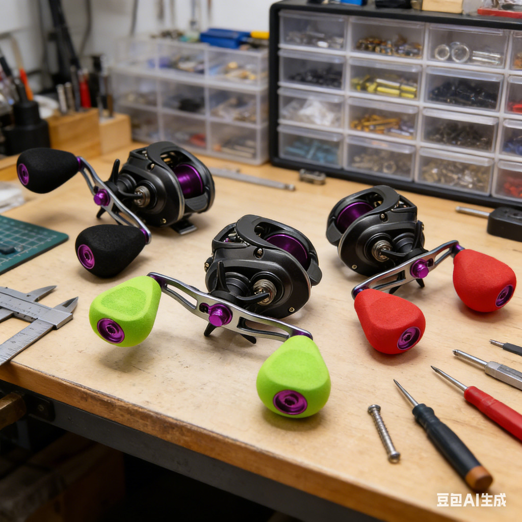 Fishng Reel Handle EVA Konbs FOR DAIWA FOR DRT CQ200 FOR TATULA 300 Drum Rocker Grip For Baitcasting