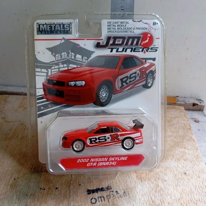 diecast jada toys mobil nissan skyline R 34 Dcast