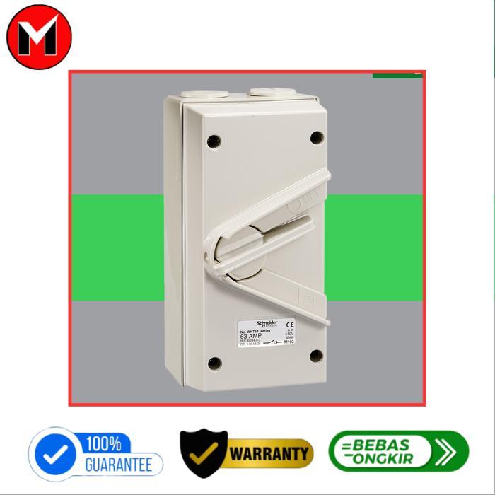 Schneider Isolator Switch 63A 3P 440V - WHT63_GY