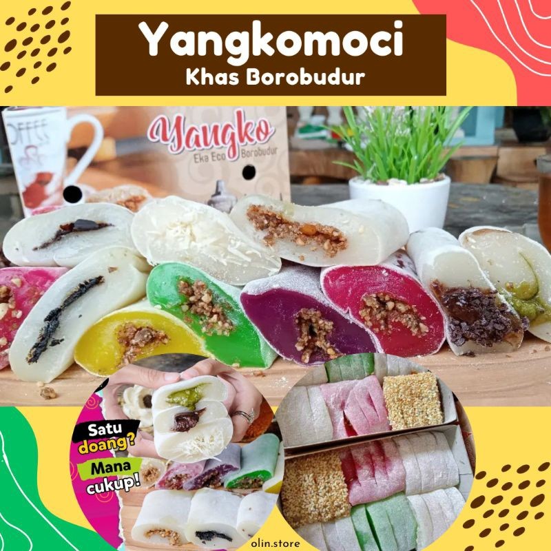 Yangko Mochi Eka Eco Borobudur Isi 24 Iris, 12 Varian Rasa