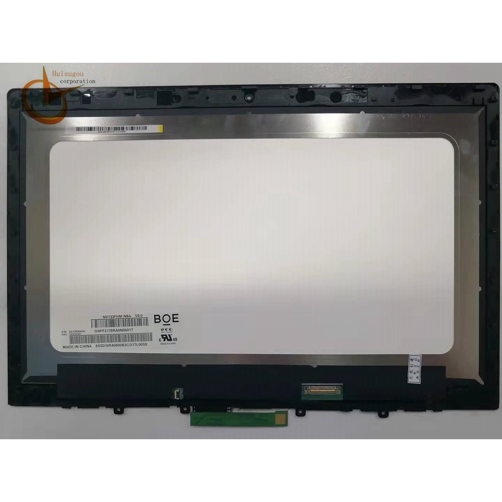 13.3'' Laptop For Lenovo ThinkPad L380 L390 YOGA LED LCD Touchscreen splay Assembly With Frame With 