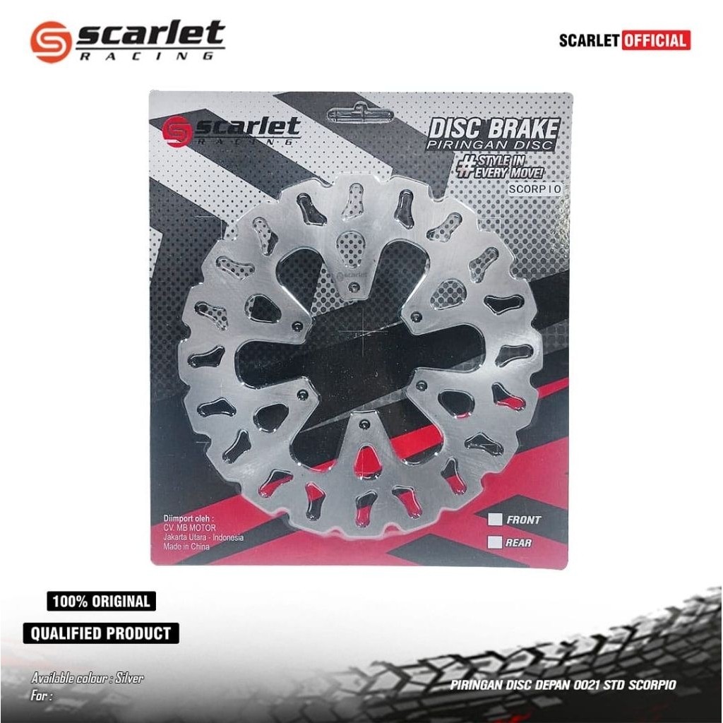 (TMO sparepart) SCORPIO STANDAR 270MM PIRINGAN REM CAKRAM DEPAN DISC BRAKE YMH SCORPIO UK STANDAR OR