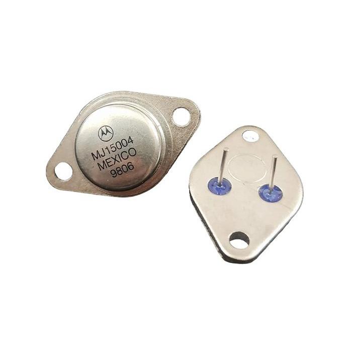 Motorola Transistor MJ15004 Silikon PNP 200W 140V 20A TO-3 Jengkol Transparan Power Transistor BEST