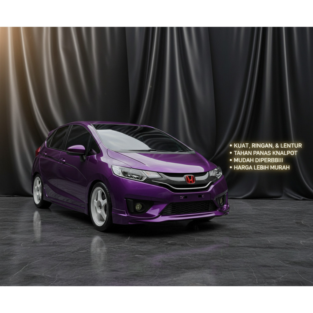 body kit bodykit honda jazz gk5 2014 2015 2016 2017 mugen addon body kit jazz gk5