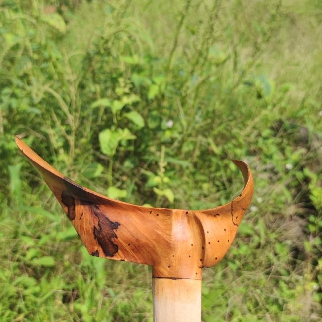 Warangka keris Branggah Jogja kayu timoho - Hitam, Motif 2