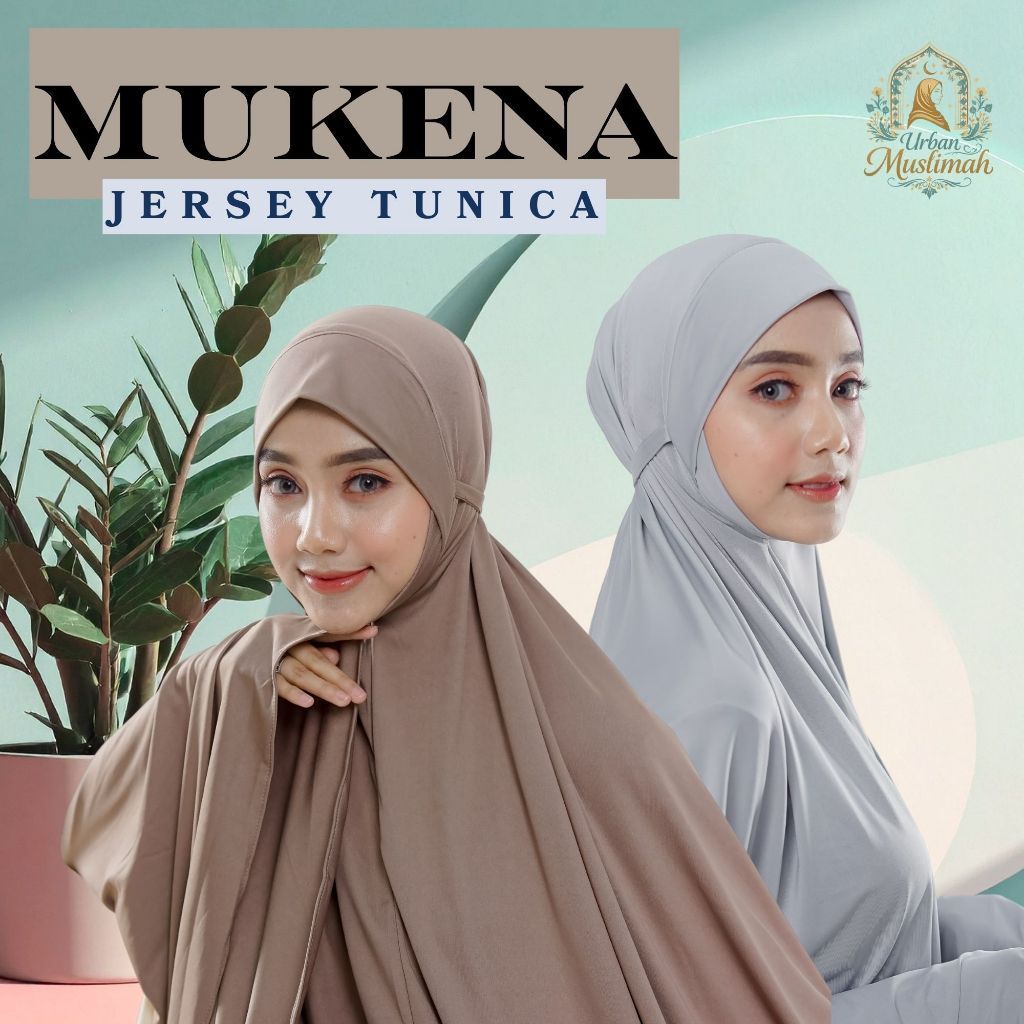 Mukena Dewasa Jumbo Jersey – Penutup Dagu Halus Adem Berkualitas