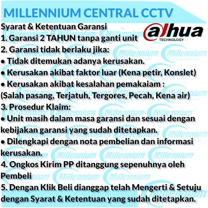 Dahua Kamera CCTV Indoor 2MP DH-HAC-HDW1240CLQP-IL Smart Dual Light HDCVI Garansi 2 Tahun Resolusi 3