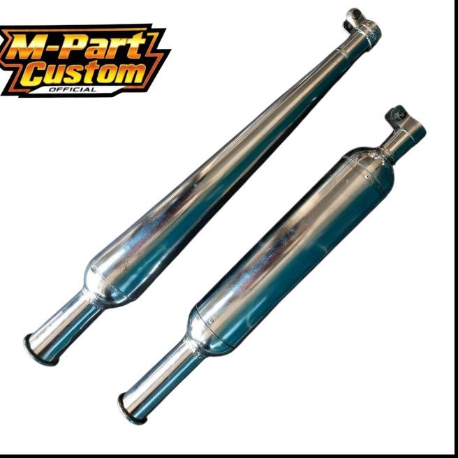 [GM] knalpot custom BSA sirip hiu MOTOR CUSTOM ban ring