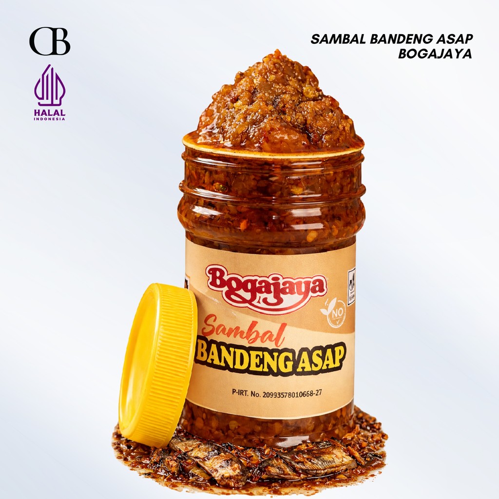 Bogajaya Sambal Bandeng Asap Asli Pedas Gurih Praktis untuk Makan Keluarga, Aroma Asap Khas