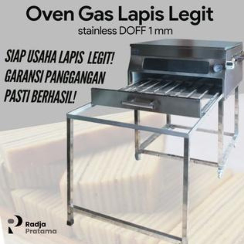 Oven Gas Multifungsi Lapis Legit dan Bolu Api Atas Bawah STAINLESS DOFF SUPERIOR Berkualitas Bergara