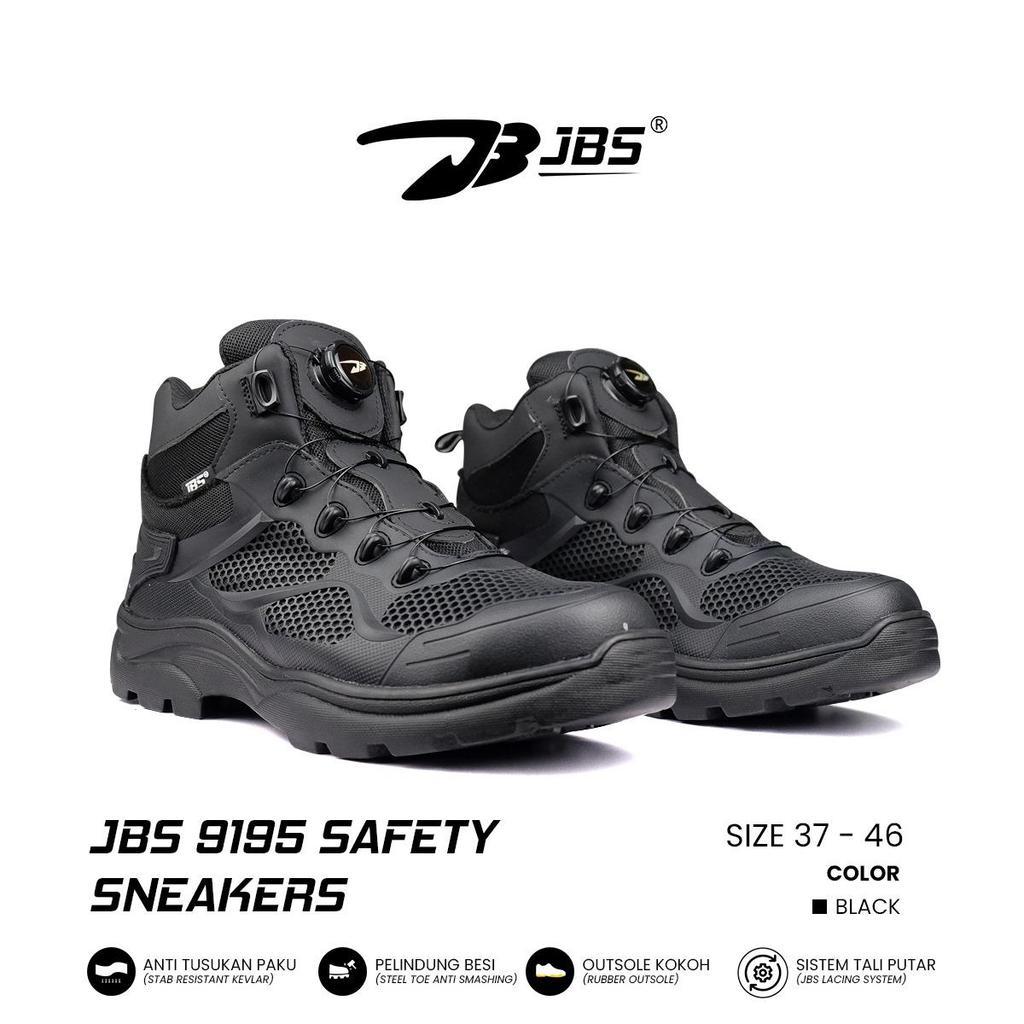 Sepatu Safety Outdoor Tactical Tali putar / Sepatu JBS 9195 Safety Sneakers Tali Putar / Safety Snea