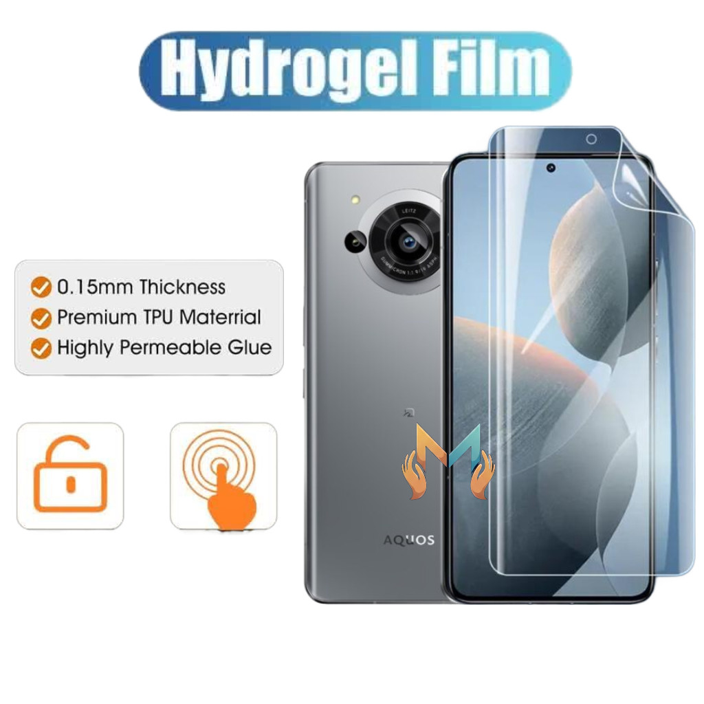 Anti gores hydrogel clear jelly full screen Sharp Aquos R7 R8S R8S PRO