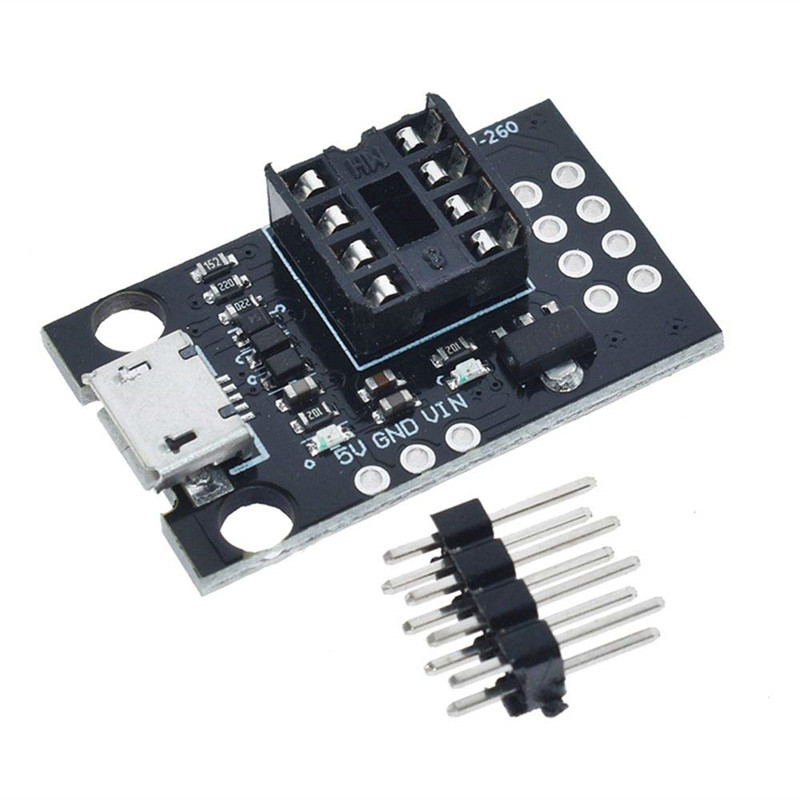 ATtiny13A / ATtiny25 / ATtiny45 / ATtiny85 Pluggable ATTINY Development Programming Bare Board