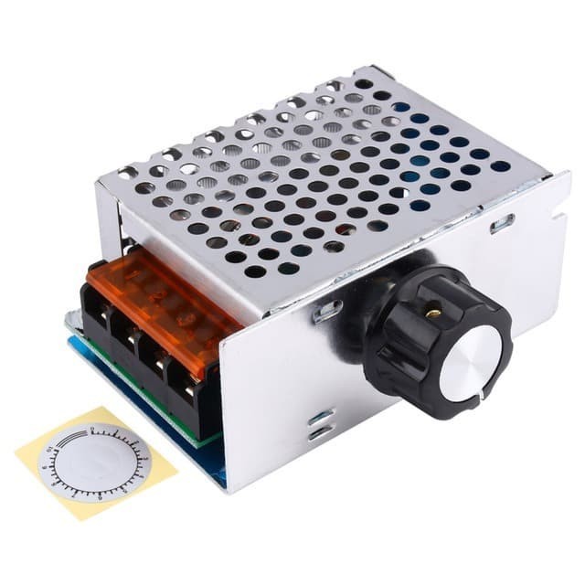 Dimmer AC 220V 4000W SCR Voltage Regulator Motor Speed Control Dimmer AC 220V 4000W [Elca]
