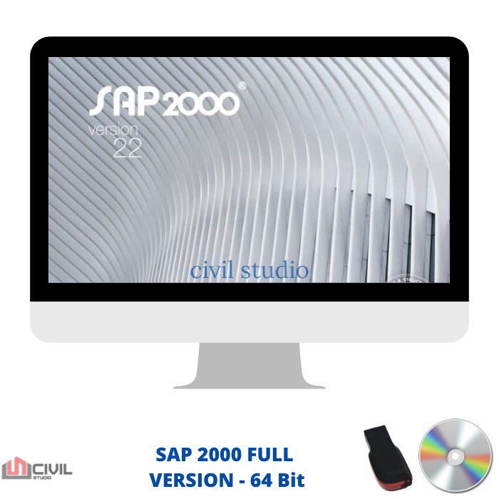Software CSI SAP 2000 V22 Full Version (DVD)