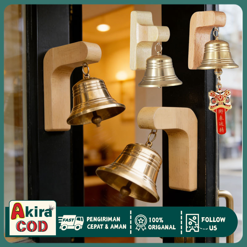 Lonceng Pintu Kuningan/Kenari Magnetic Wind Chimes Hadiah Lonceng Angin Dekorasi Rumah Bel Dekorasi 