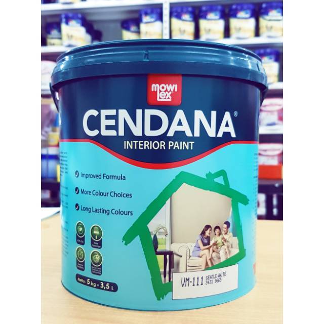 CAT TEMBOK MOWILEX CENDANA 5 KG