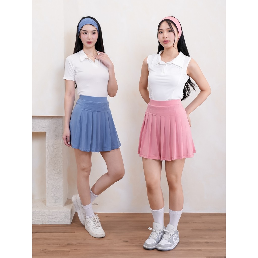 Skort Sport Padel Tenis Rok Celana Wanita