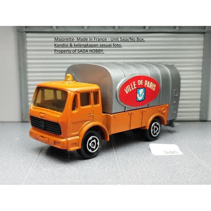 Vintage Majorette Mercedes Benz Refuse Truck Ville De Paris France