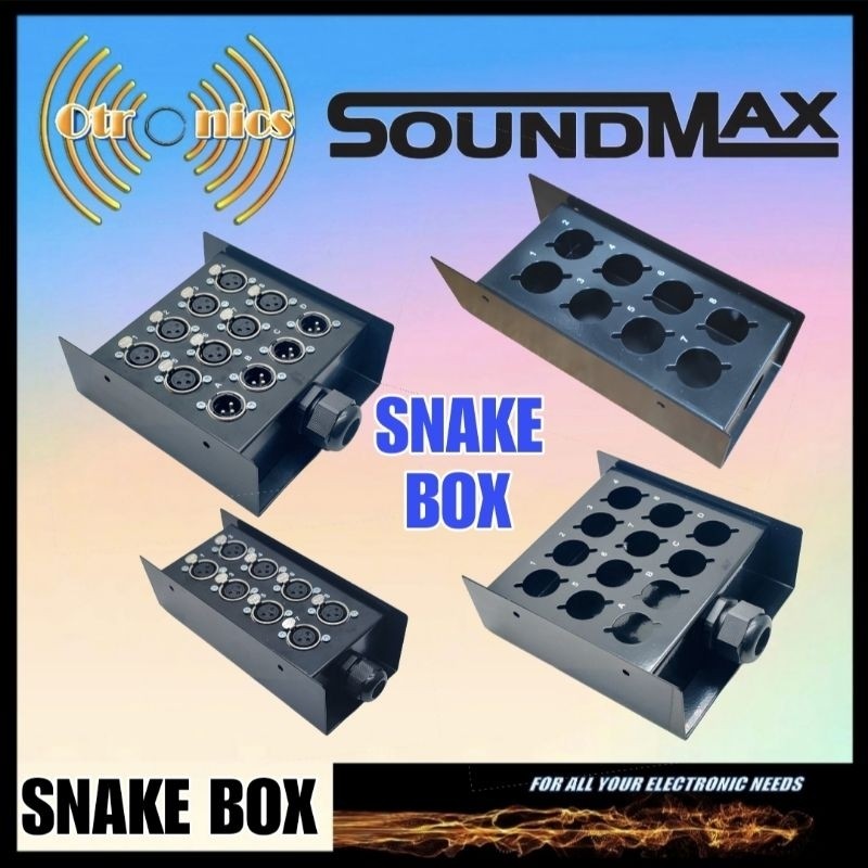 Box Snake 8ch 12ch Terminal Snake Kabel 8 12 Channel + Jack sasis