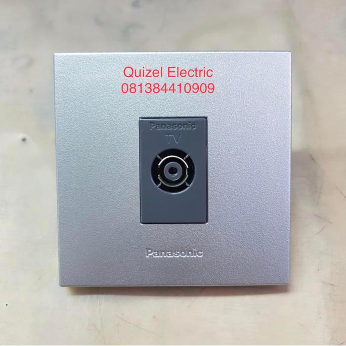 Outlet / Stop kontak TV Silver Panasonic