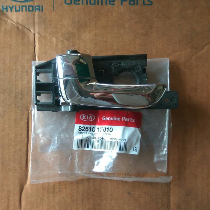 handle pintu dalam kia sportage 2 th2005-2007 asli chrome - kiri