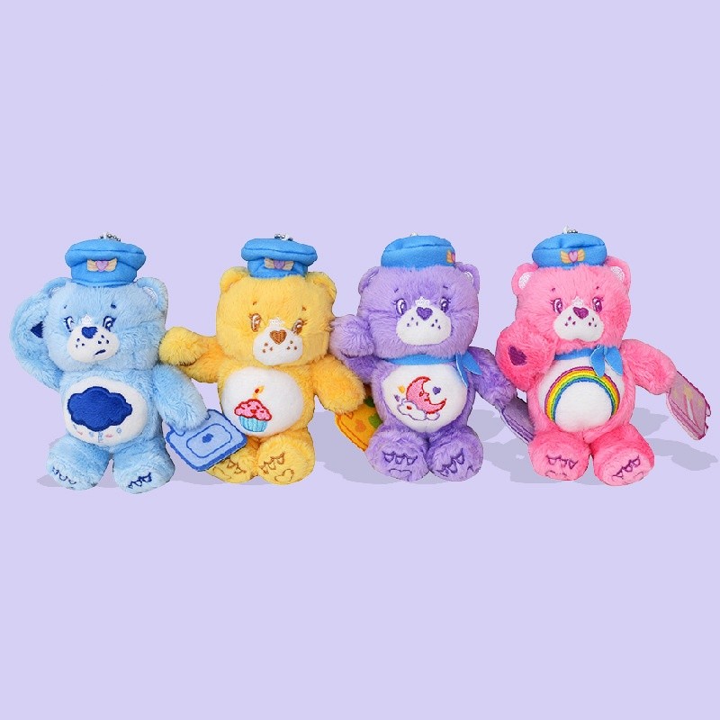 Care Bears Pilot Plush Pent Cute Cartoon Stuffed Keyrings Girls Bag Bakcpack Cars Plush Keya ristmas