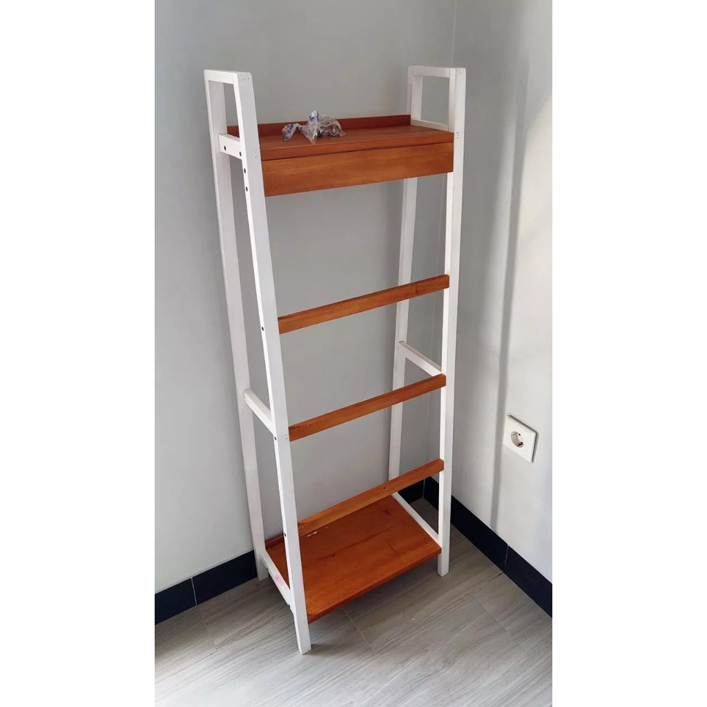 Rak Sajadah Mukena Minimalis Kayu Eatetik 120 Cm Rak sajadah bahan kayu