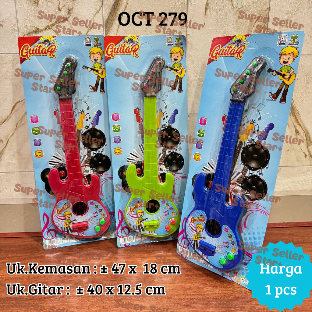 Mainan Anak Gitar / Gitar Plastik Anak | Mainan Guitar Anak Manual Bahan Dari Plastik | Mainan Anak 