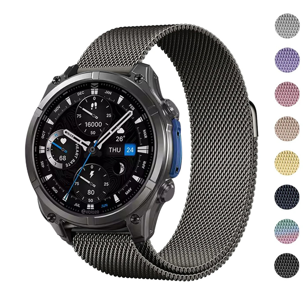 Loop Band for Zeblaze VIBE 8 Smartwat Strap 20mm 22mm Magnetic Stainless Steel Metal Bracelet for Ze