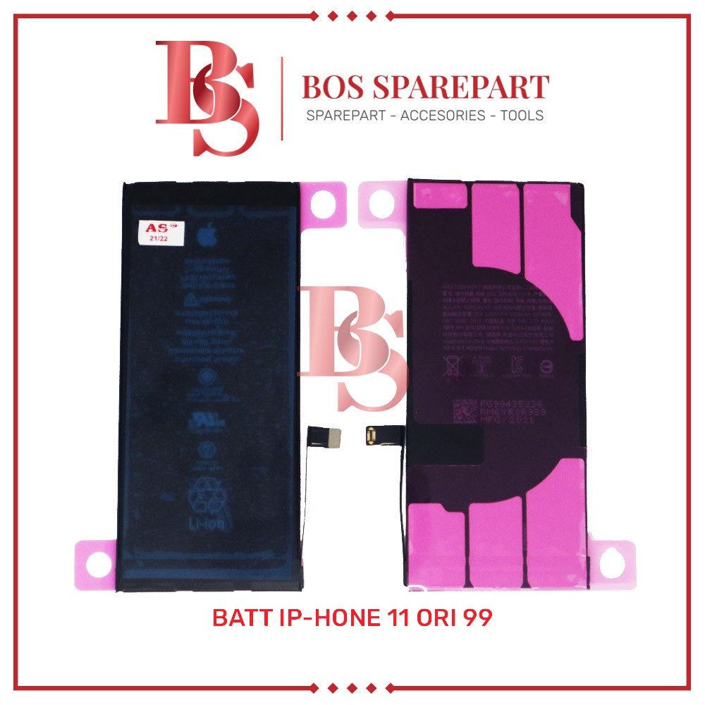 Bos Sparepart ITC Cempaka - BATERAI I*PHONE 11 ORI 99 / BATTERY / BATRE