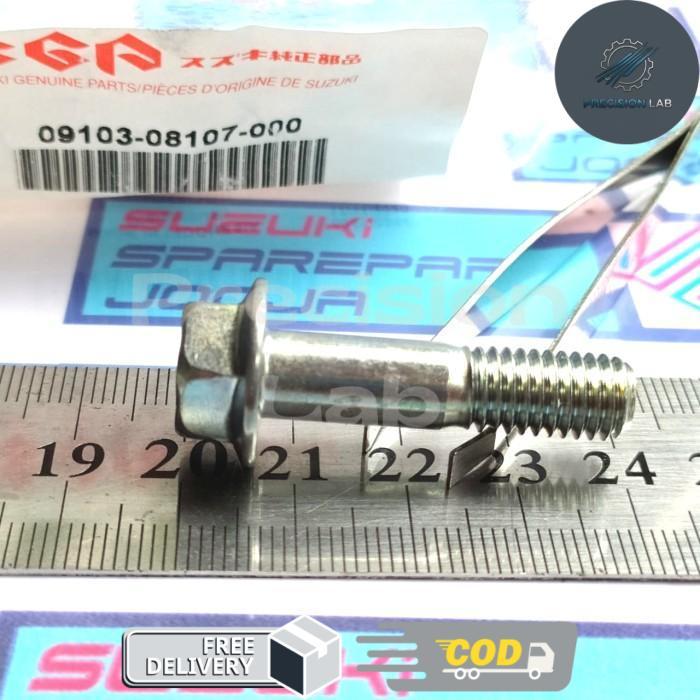 09103-08107-000 Baut Braket Kaliper Cakram Suzuki Skywave 125 Ori