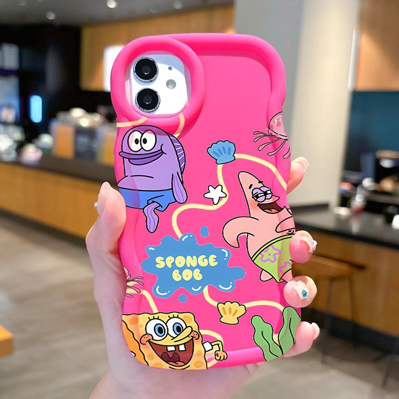 Casing For Samsung Case J7 Prime F04 F12 F23 On7 2016 Cartoons SpongeBob Soft Bumper Terbaru