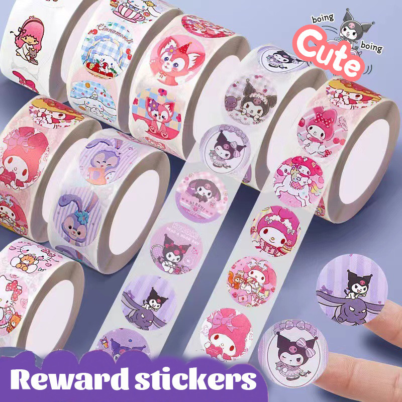 Geetoy 500 Buah Stiker Kartun Dekorasi Pola Stiker Hadiah Orang Tua Mainan Motivasi Untuk Anak-anak